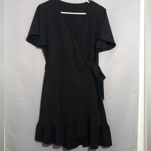 🆑️Black Wrap Dress Size M